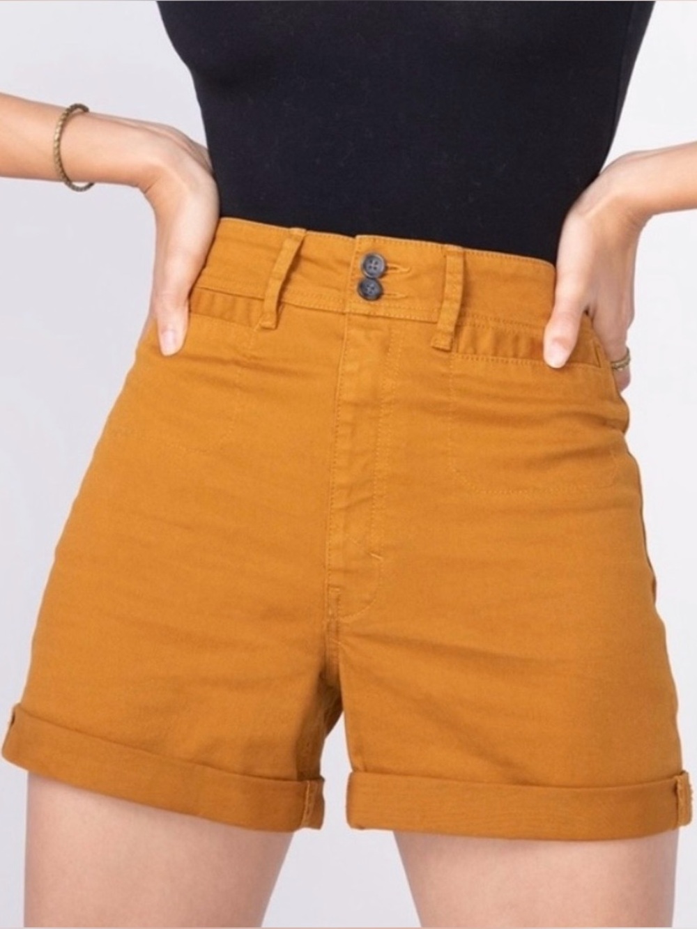 Unpublished Gem The Mod Sailor Short High Rise Double Button Utility Cuffed
